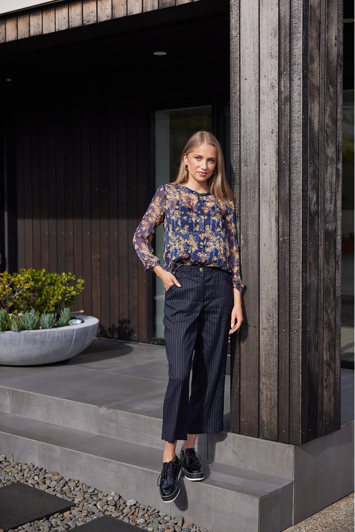 STRETCH LINEN PANT